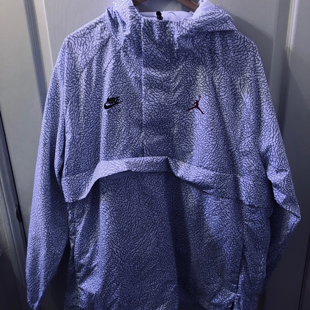 Jordan elephant print windbreaker